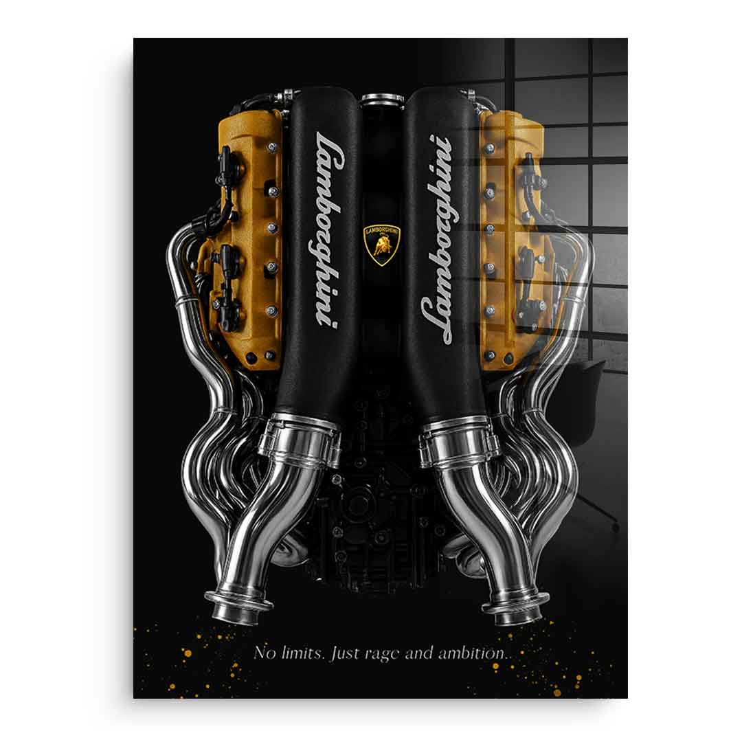 Lamborghini Engine - Acrylic glass