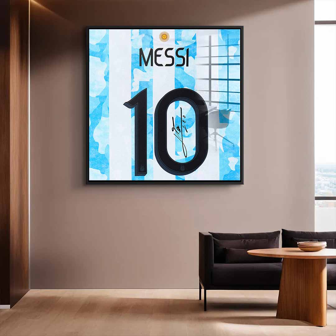 Messi - Quadrat Edition - Acrylglas
