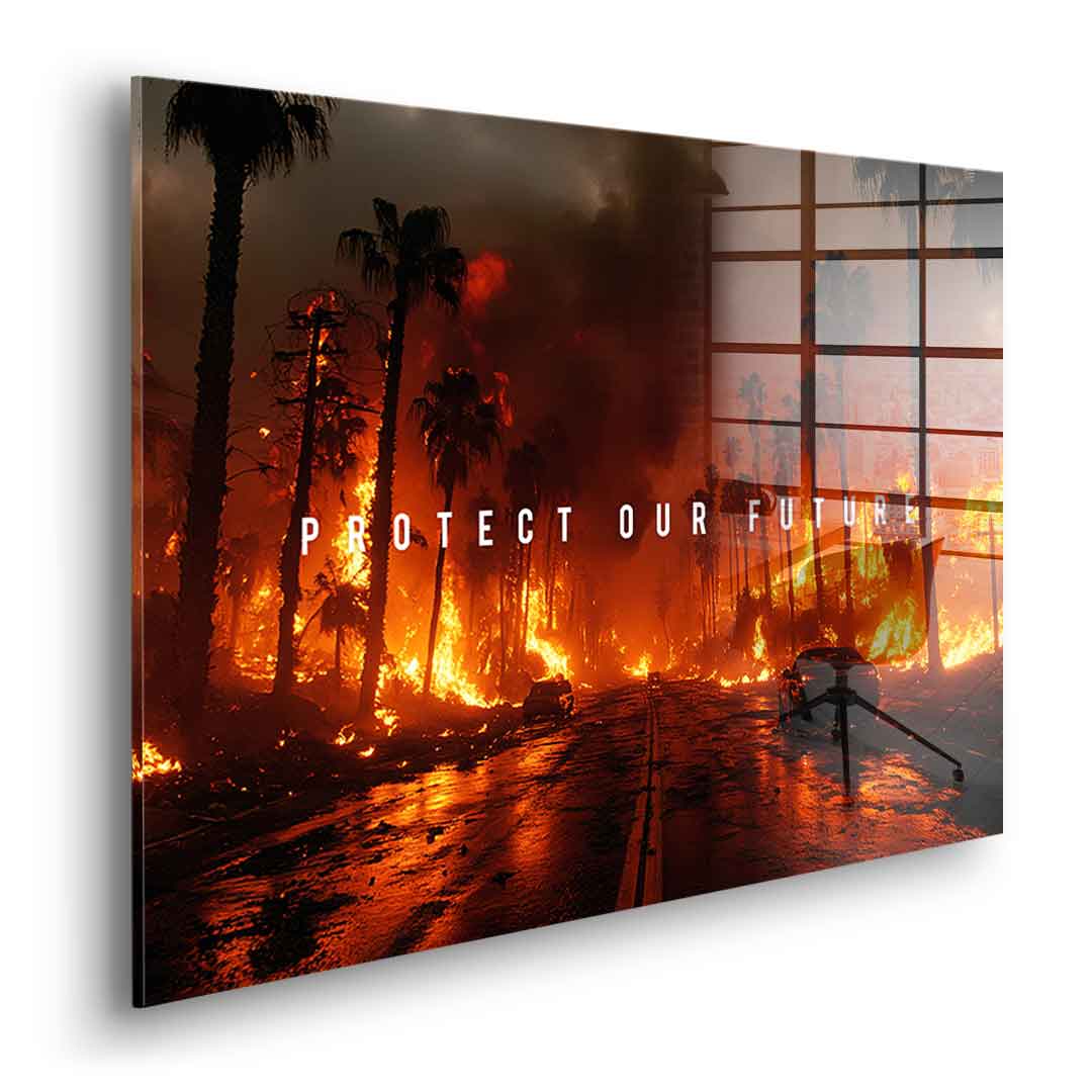 Protect our future No 2 - acrylic glass