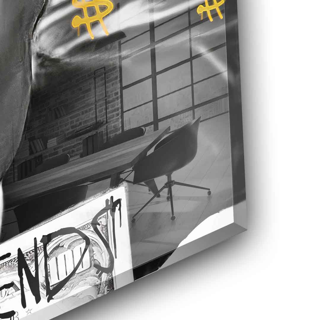 Make Money No Friends - Acrylglas