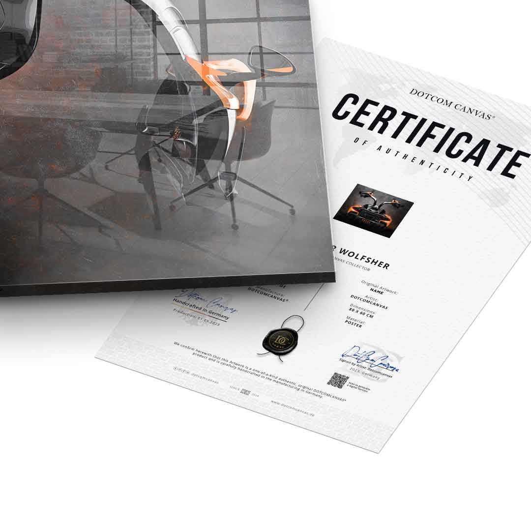 McLaren Backside - Acrylic glass