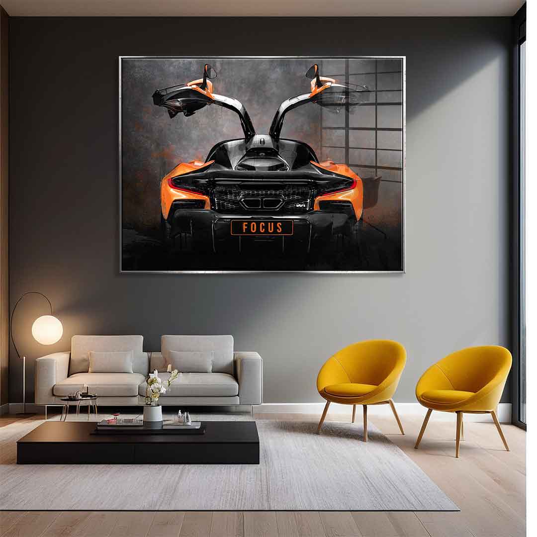 Mclaren Backside - Acrylglas
