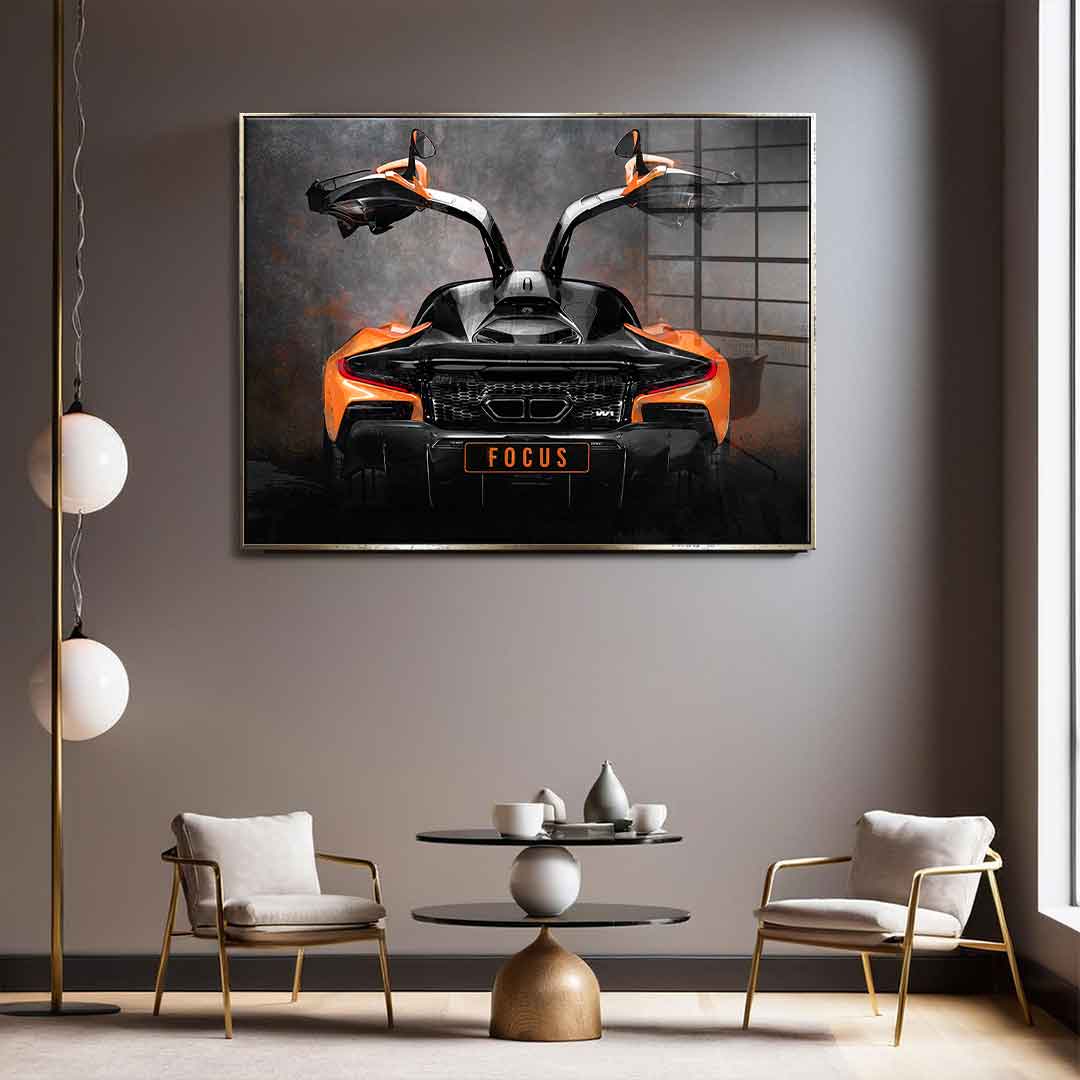 McLaren Backside - Acrylic glass