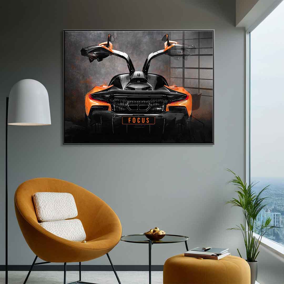 McLaren Backside - Acrylic glass