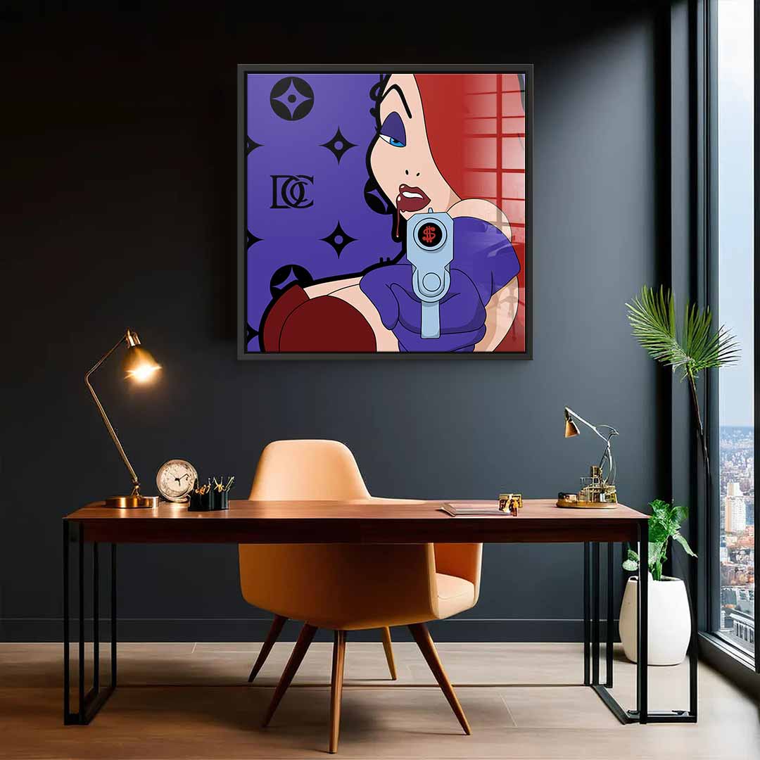 Melting Jessica - Quadrat Edition - Acrylglas