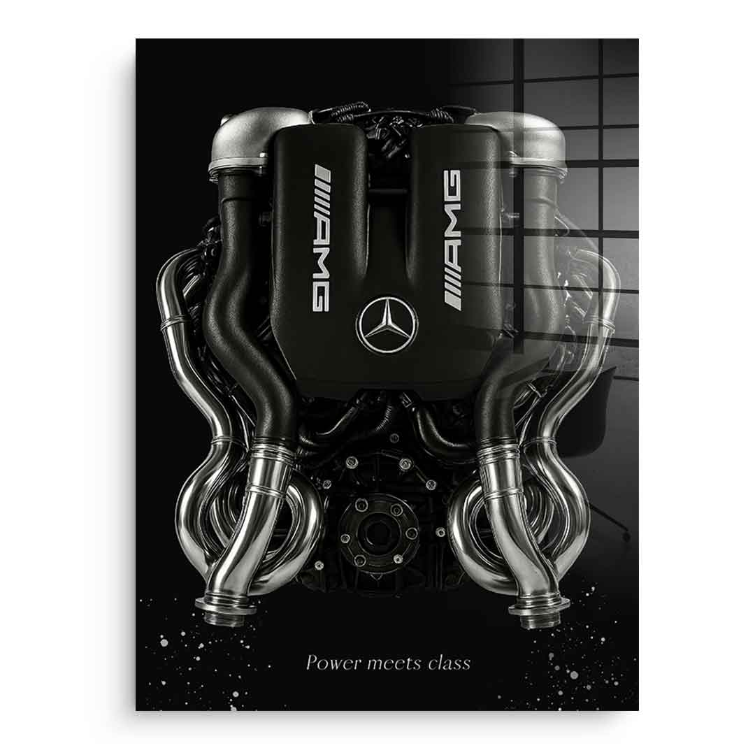 Mercedes V8 Engine - Acrylglas