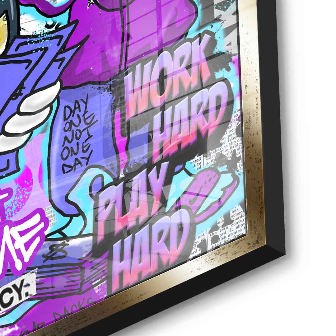 Mick & Don Check$ - Acrylglas