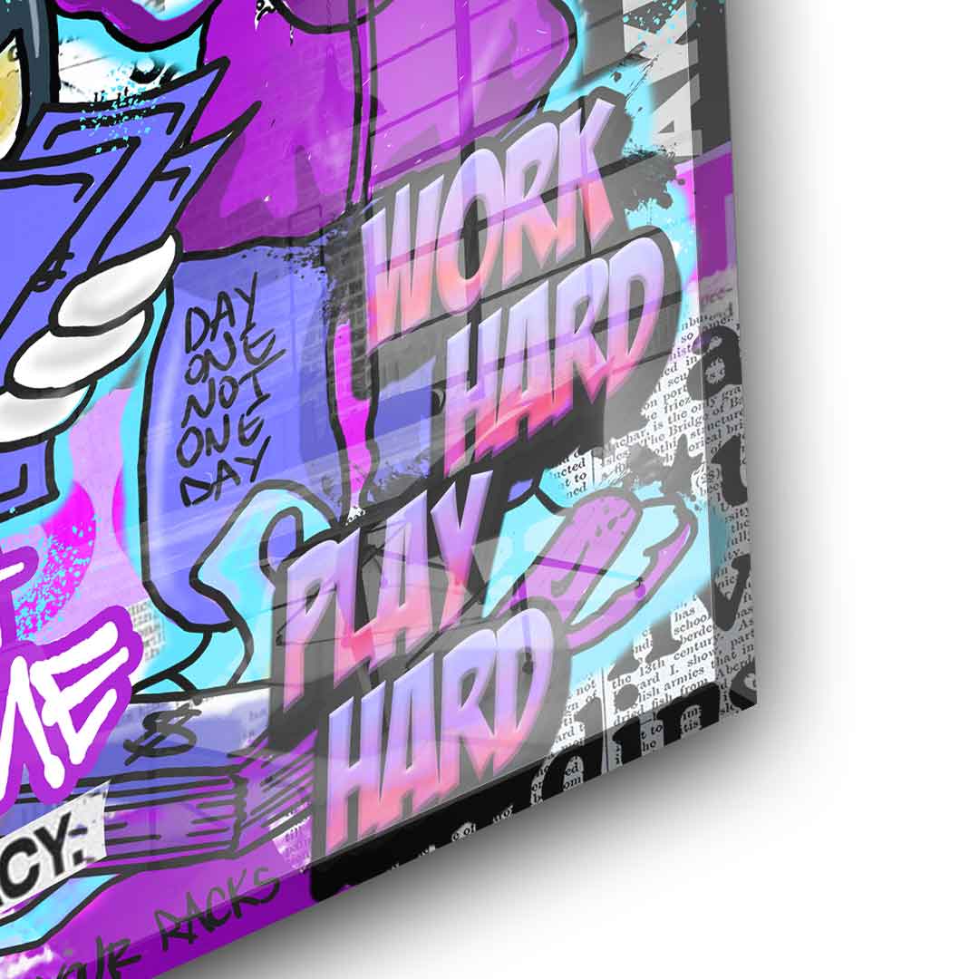 Mick & Don Check$ - Acrylglas