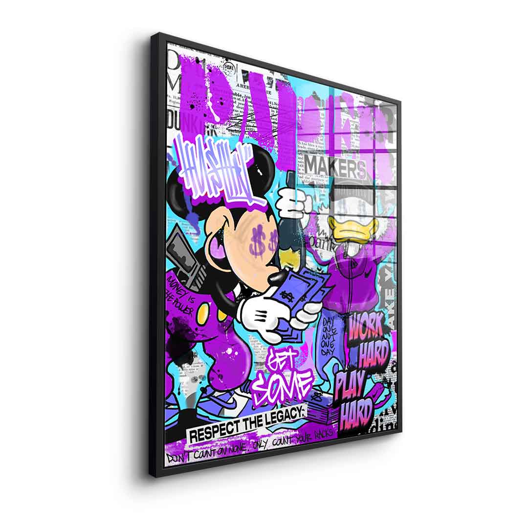 Mick & Don Check$ - Acrylglas