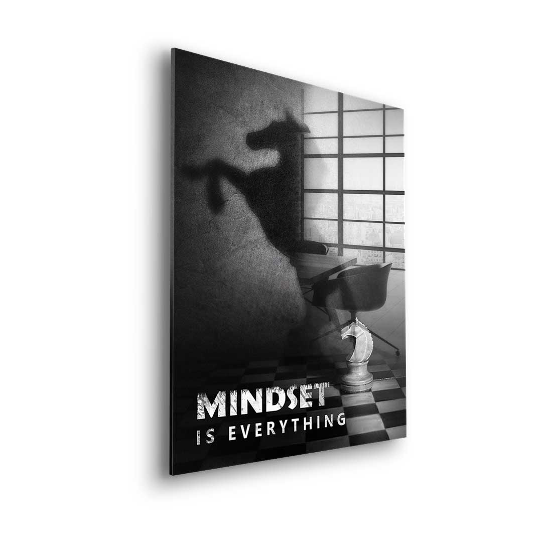 Mindset is everything #Schach - Acrylglas