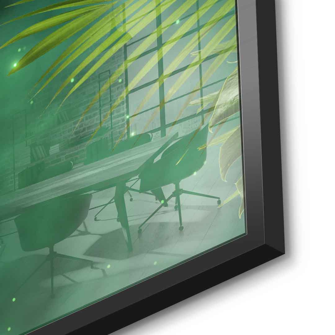 Mindset is Everything #Jungle - Acrylglas