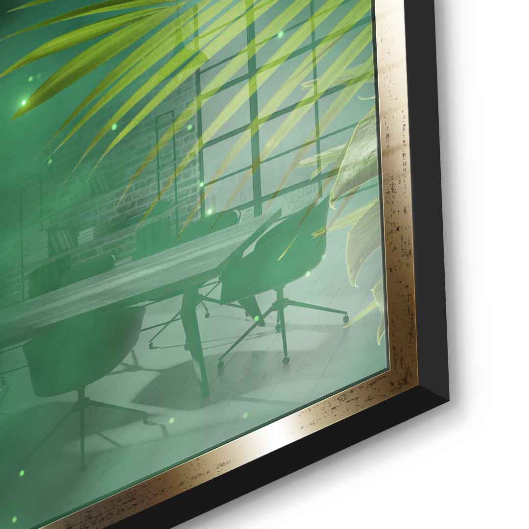 Mindset is Everything #Jungle - Acrylglas