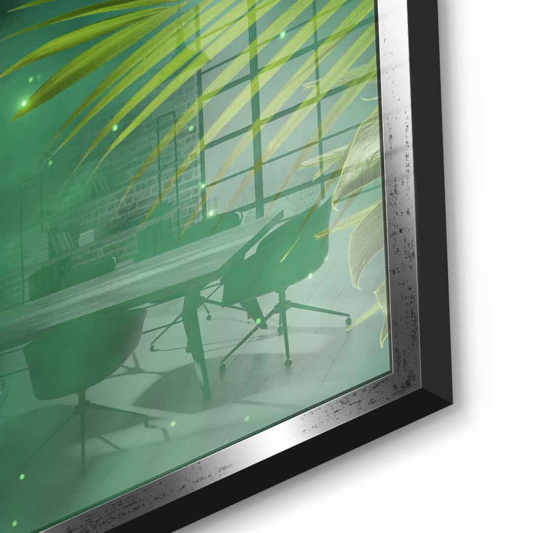 Mindset is Everything #Jungle - Acrylglas