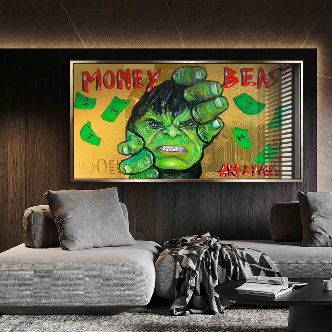 Money Hulk - Acrylglas