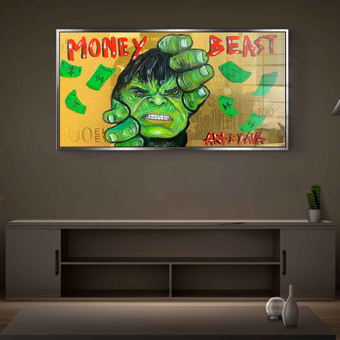 Money Hulk - Acrylglas