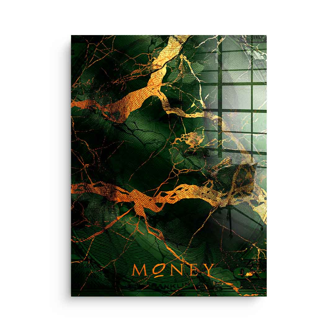 Money & Gold - Acrylglas