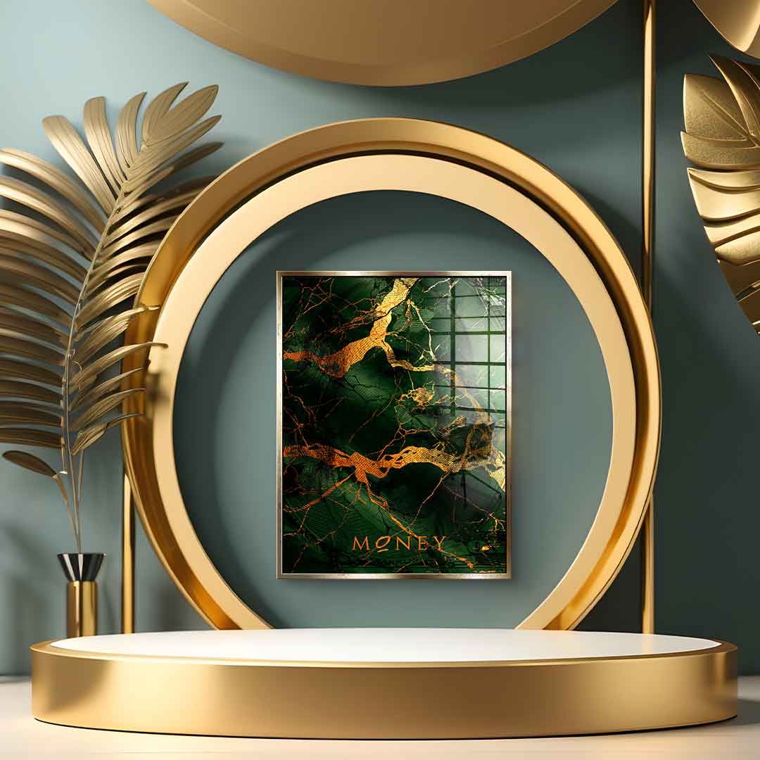 Money & Gold - Acrylglas