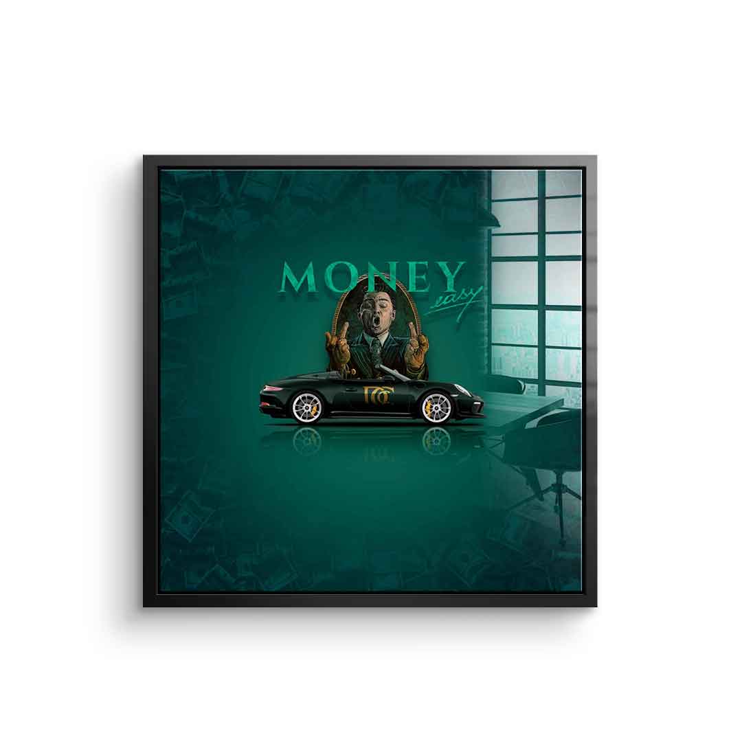 Money easy Green - Acrylic glass