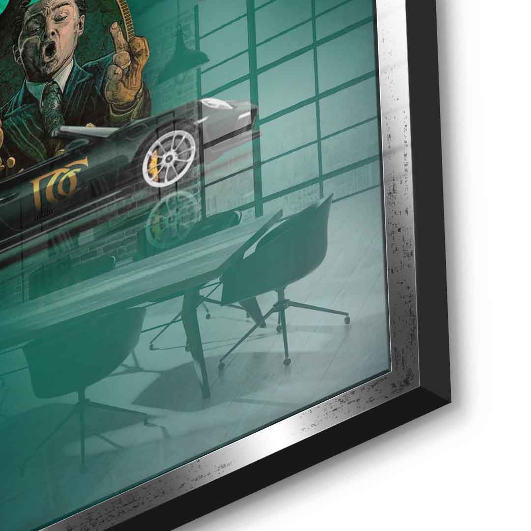 Money easy Green - Acrylic glass