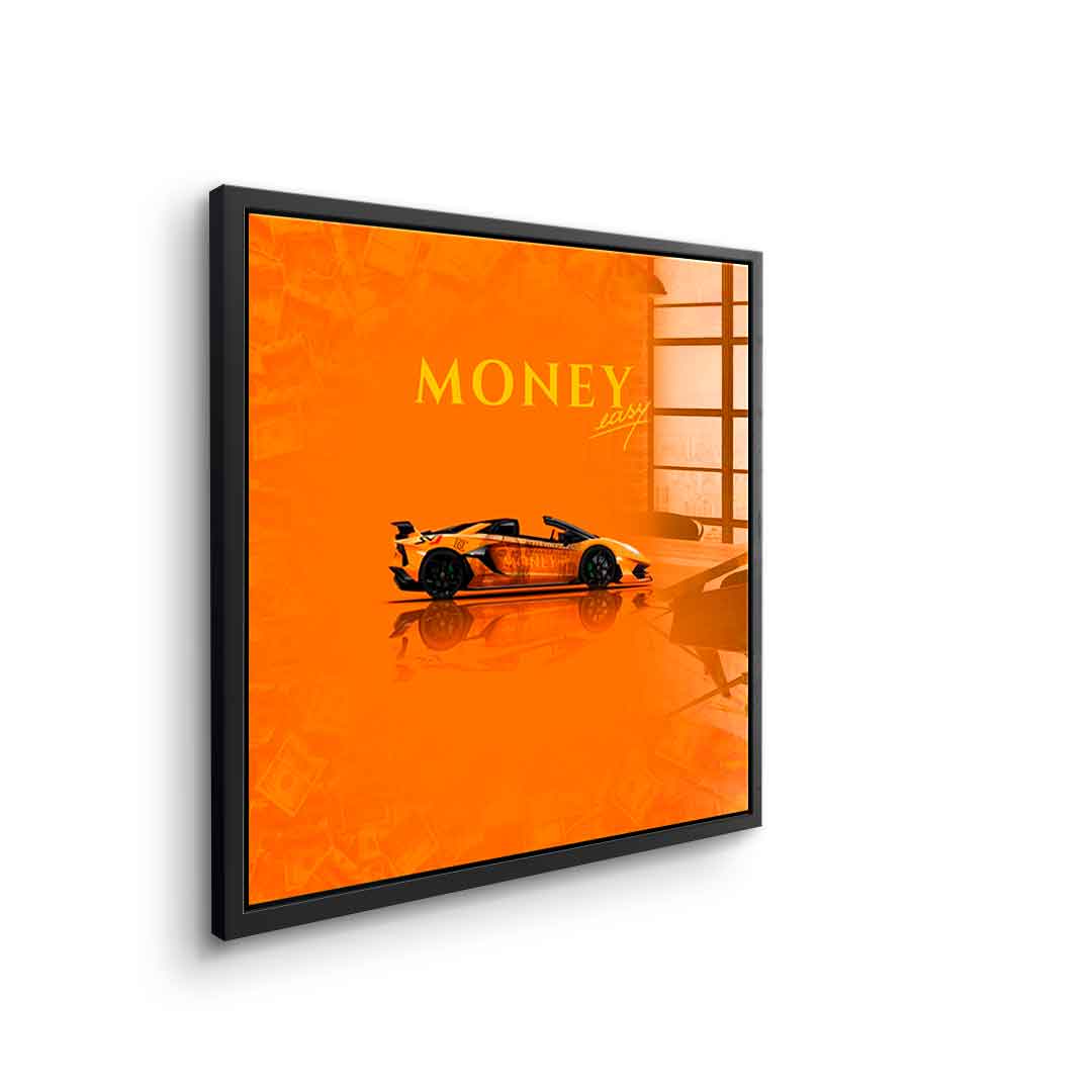 Money Easy Yellow - Acrylic Glass