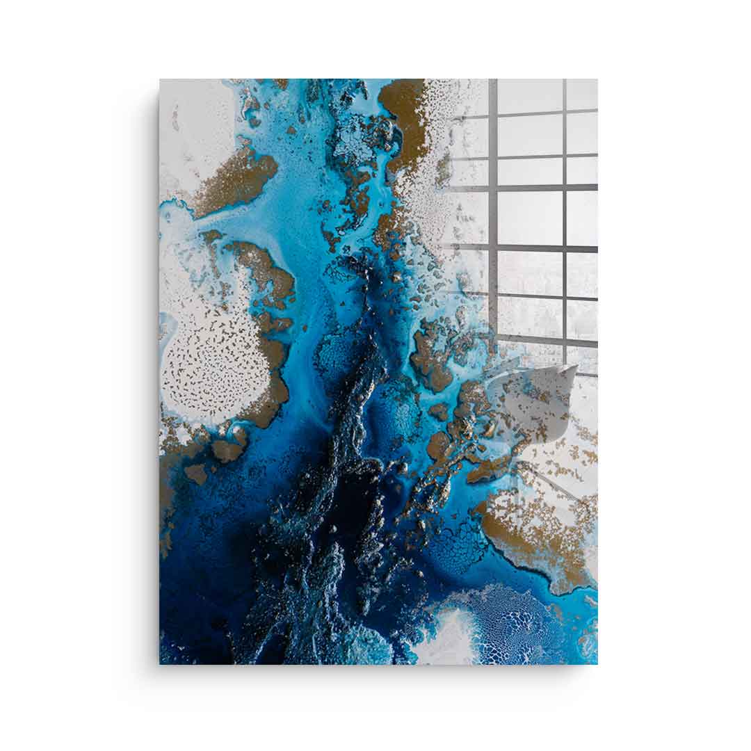 Navy Flow - Acrylic glass