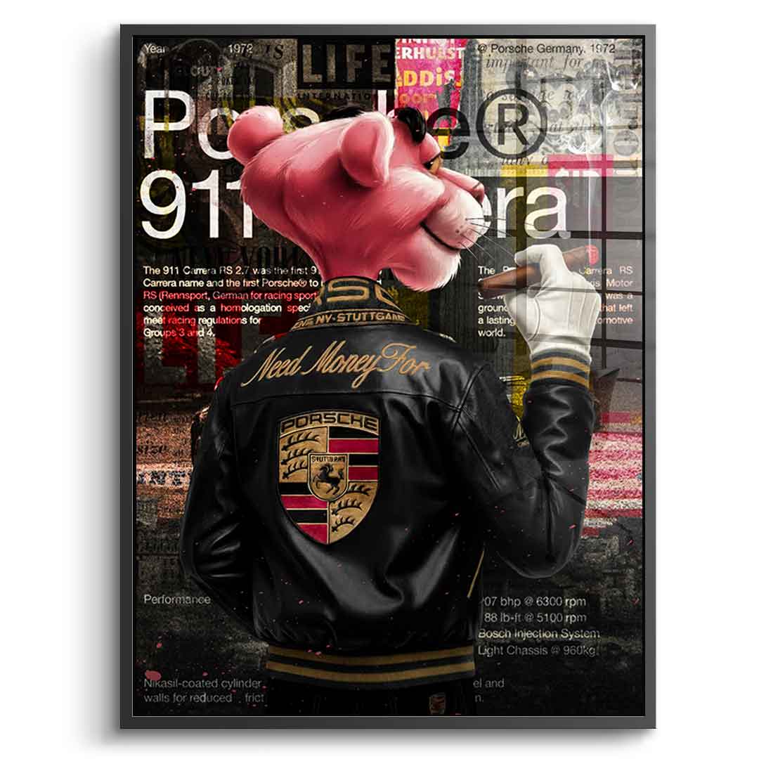 Need Money for Porsche - Acrylglas