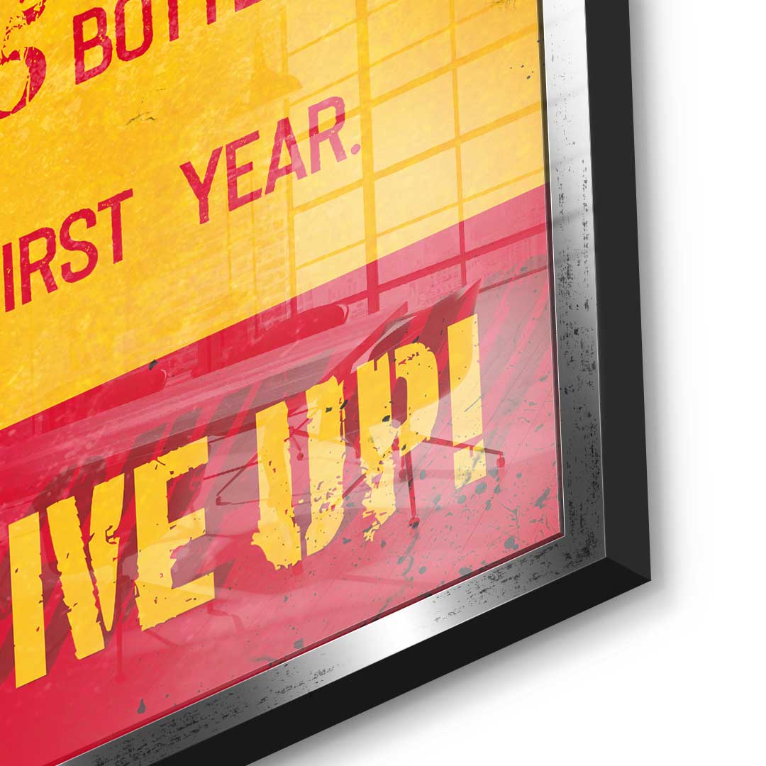 The First Year - Acrylglas