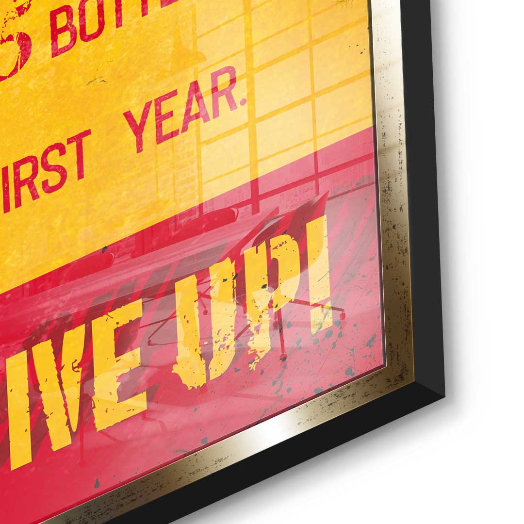 The First Year - Acrylglas