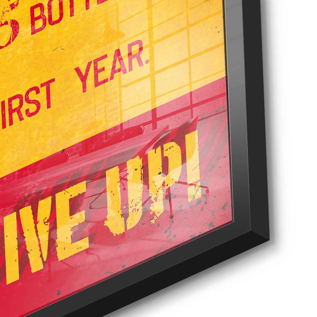 The First Year - Acrylglas