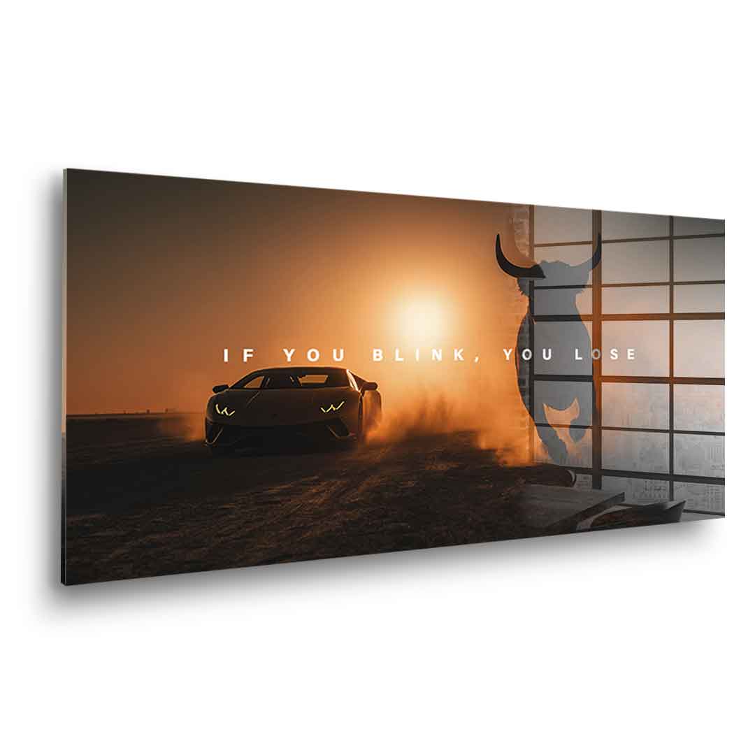 No Blink ( Lambo ) - Acrylglas