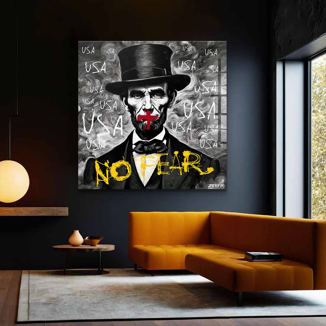 No Fear - acrylic glass