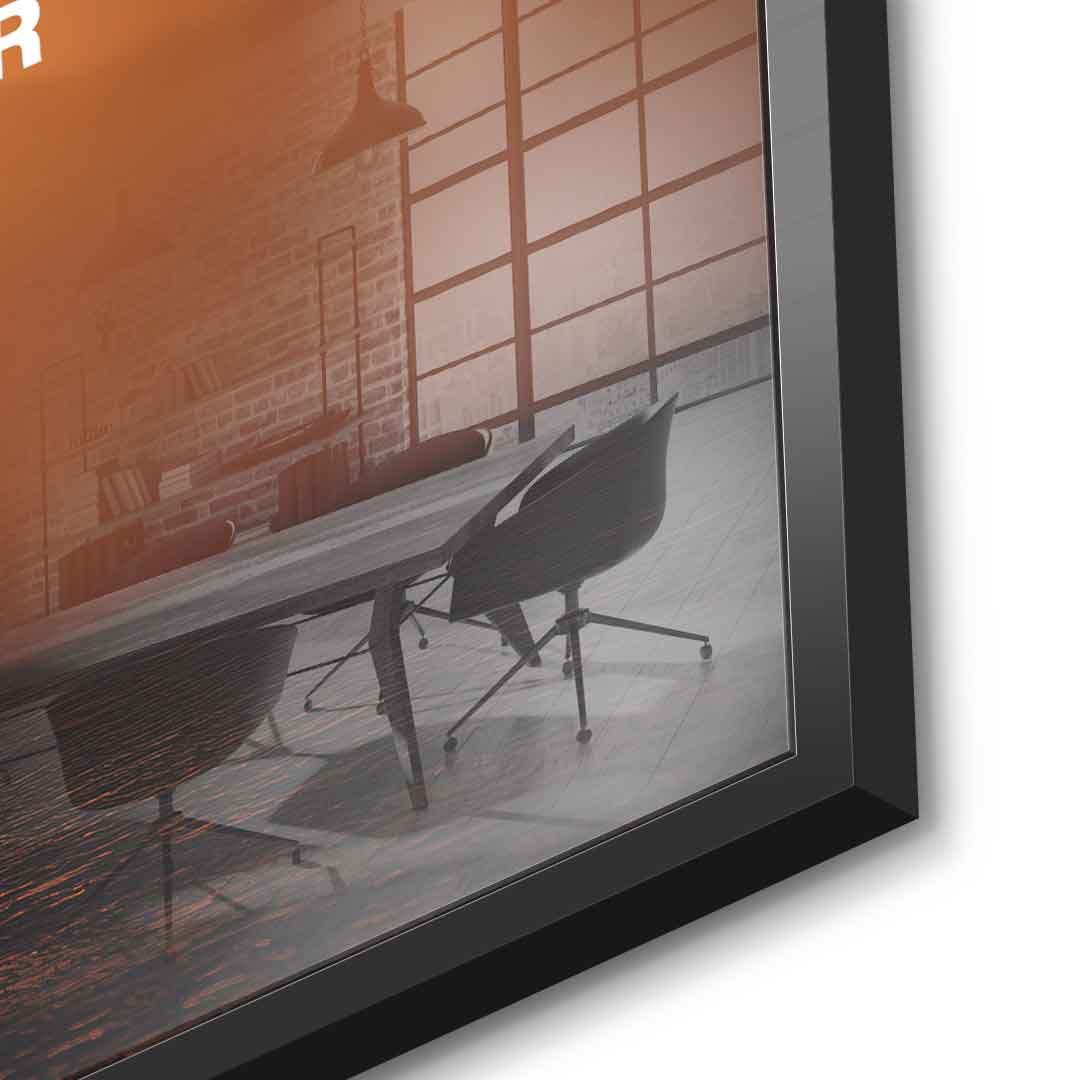 No Fences, No Fear ( Ford Mustang ) - Acrylglas