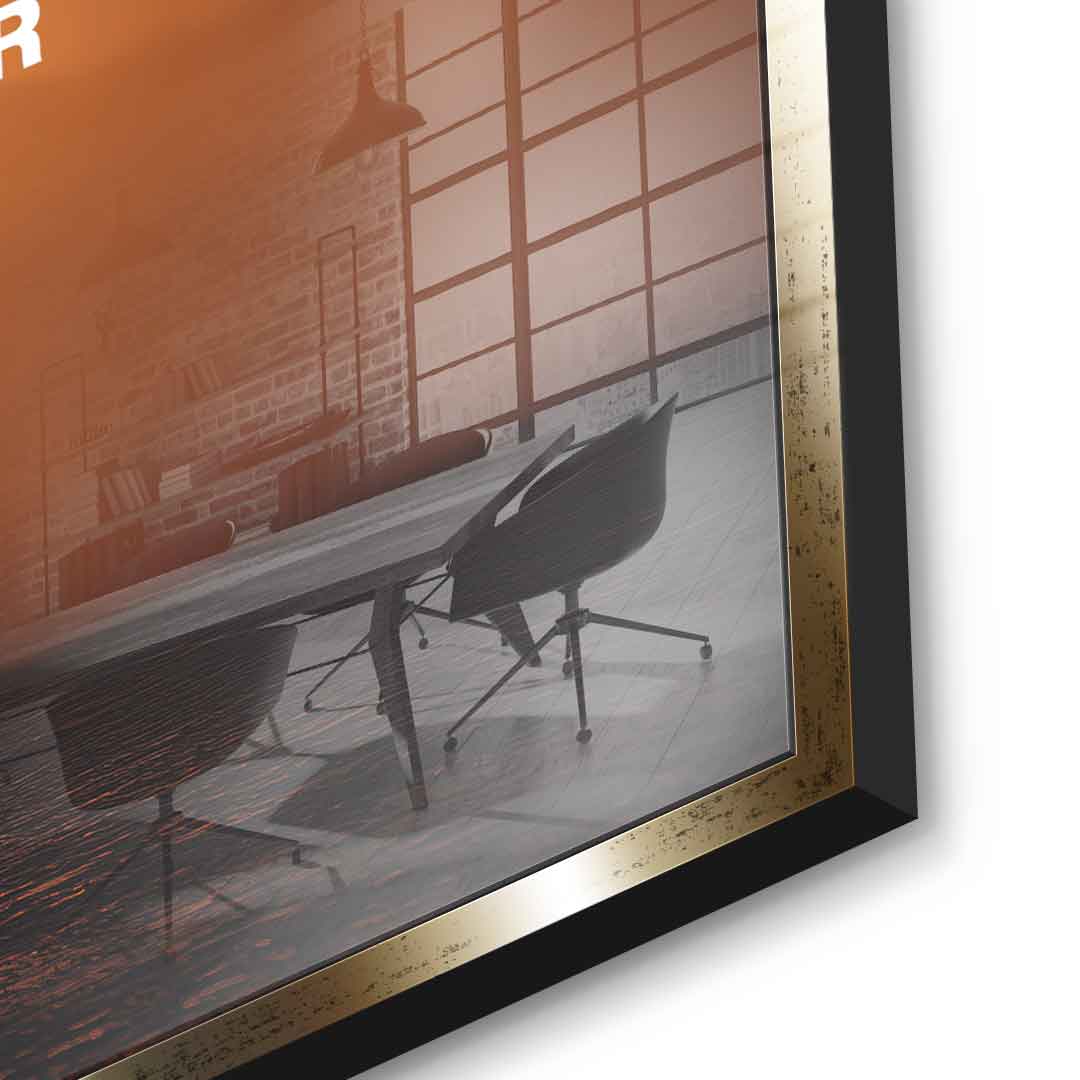 No Fences, No Fear ( Ford Mustang ) - Acrylglas