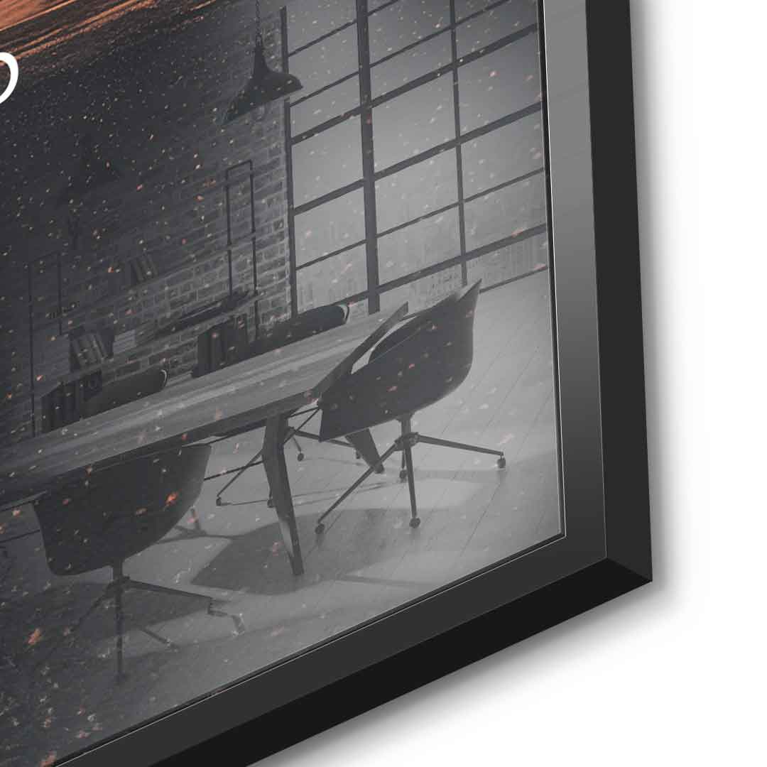 No finish line in Mind - Acrylglas