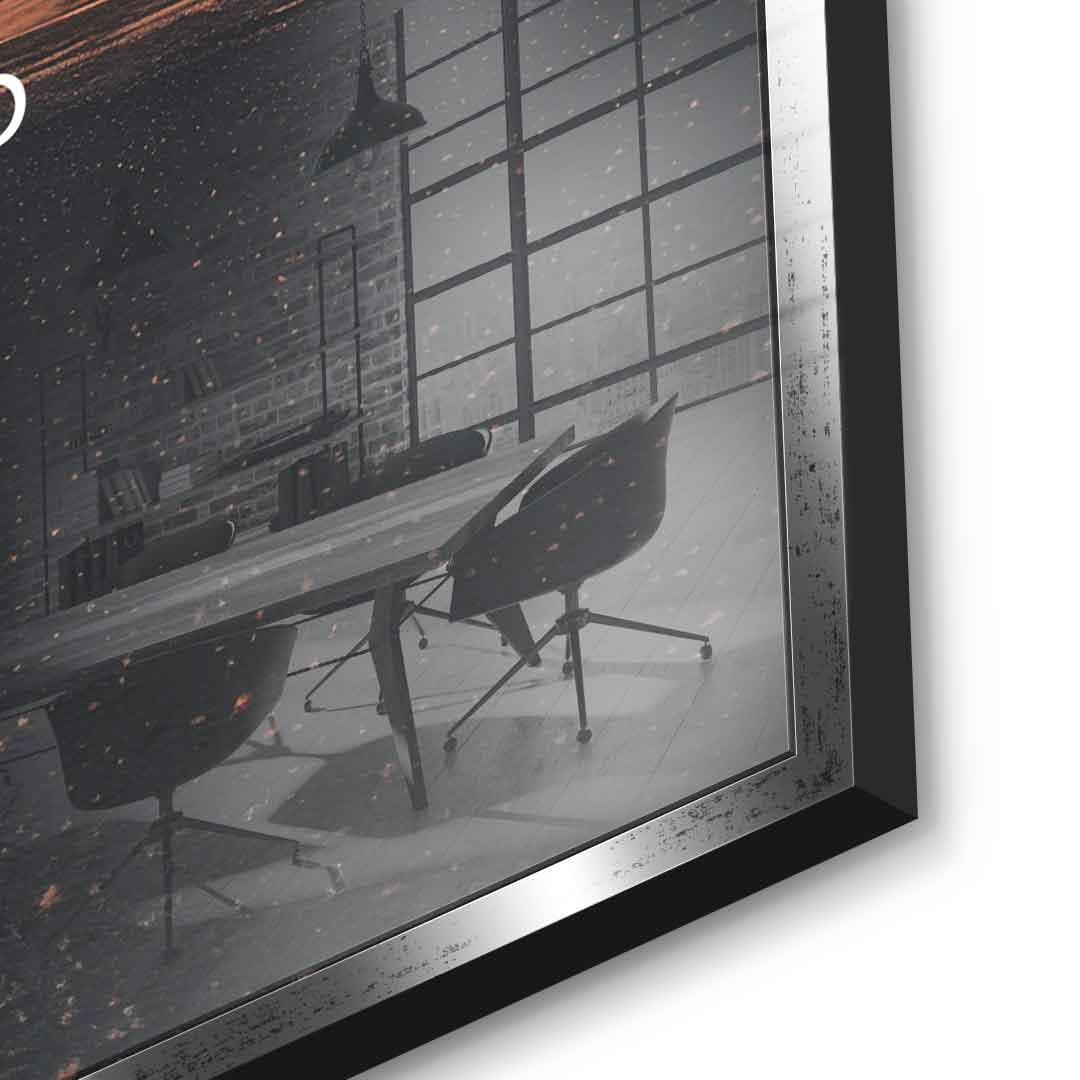 No finish line in Mind - Acrylglas