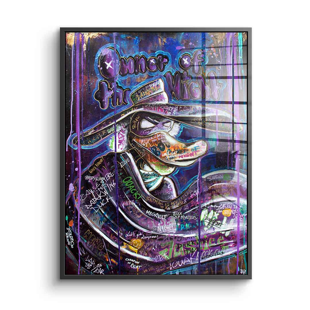 Owner of the Night - Acrylglas