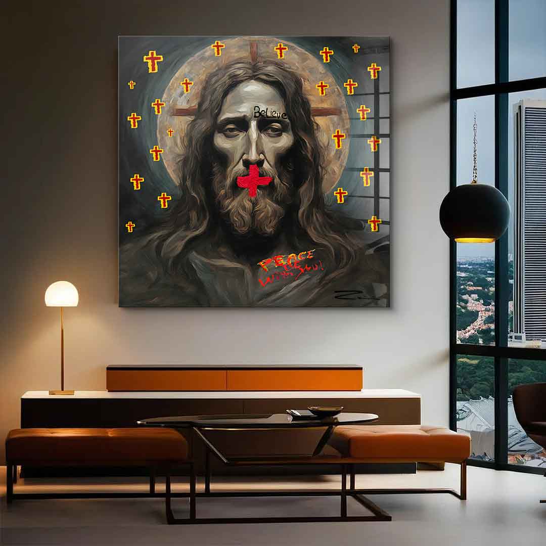 Peace Be With You - acrylic glass