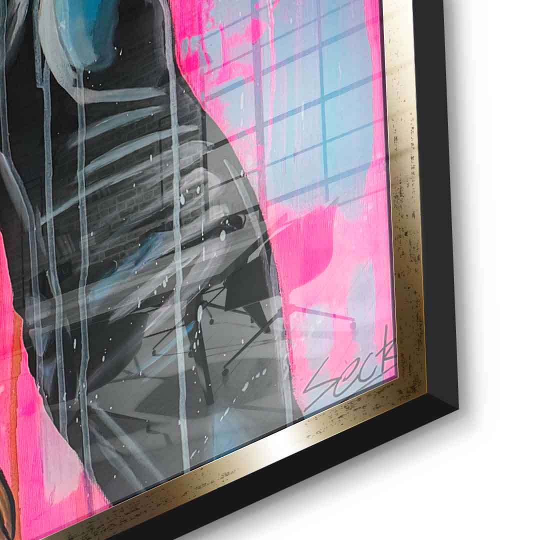 Pink Frozen - Acrylglas