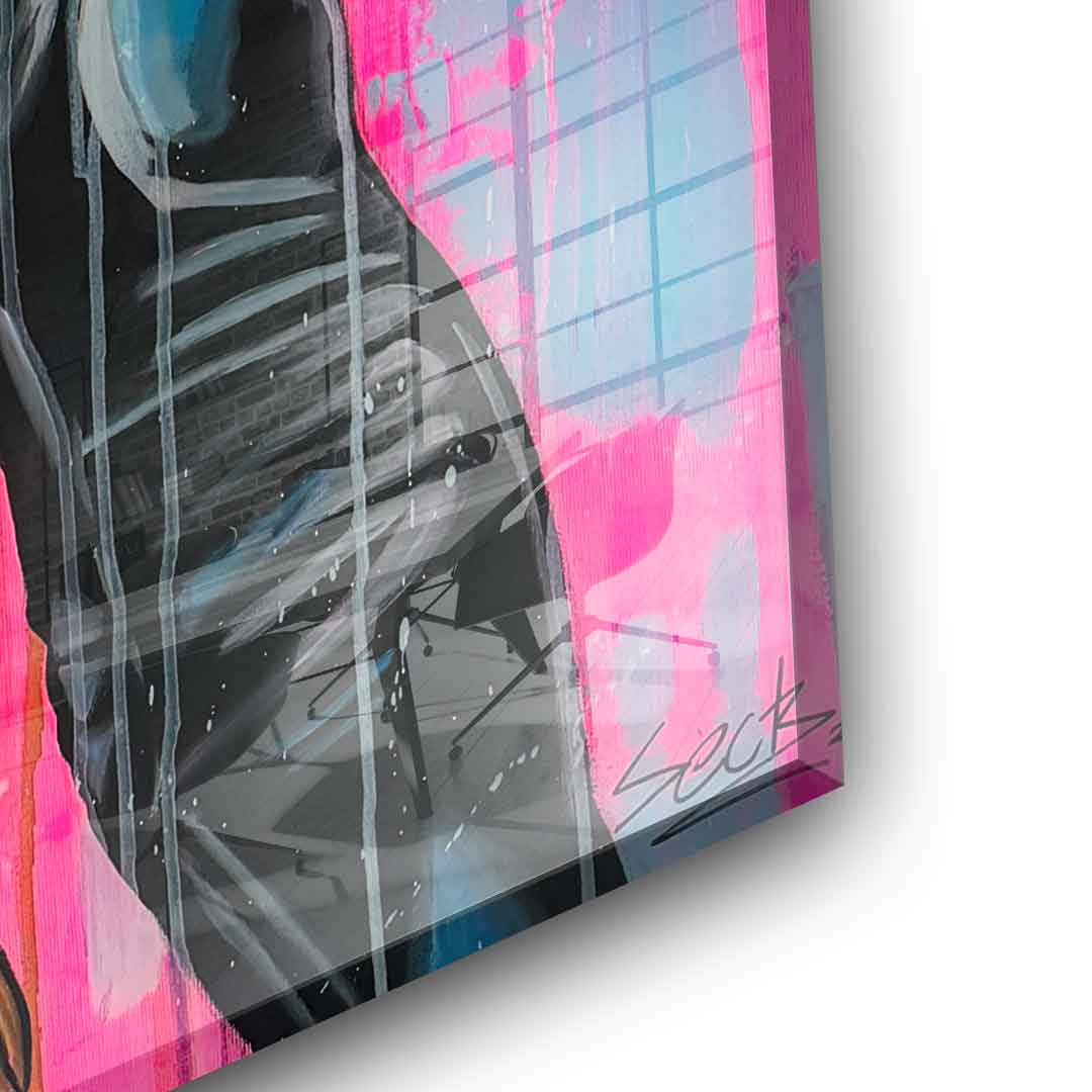 Pink Frozen - Acrylglas