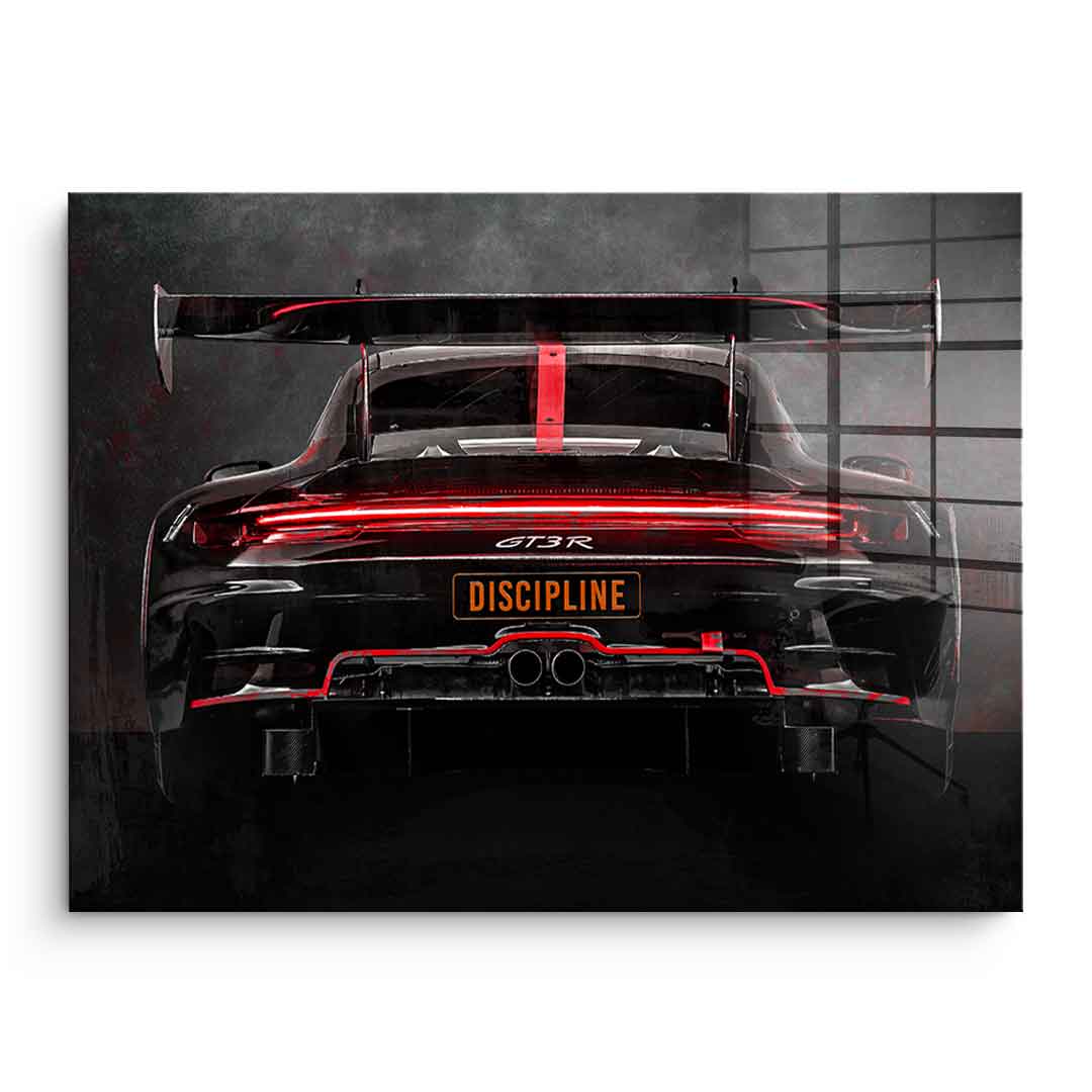 Porsche Backside - acrylic glass