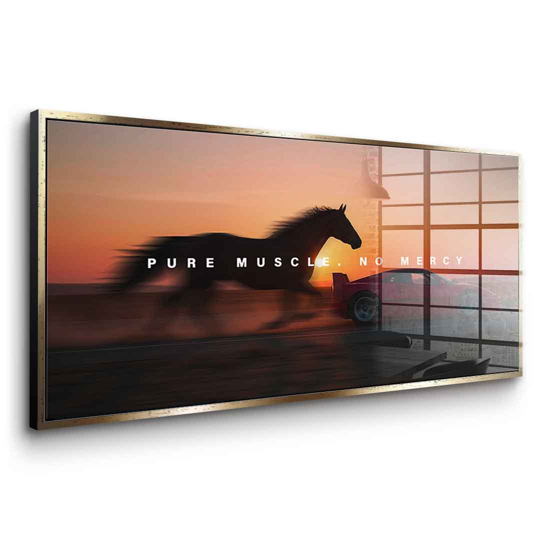 Pure Muscle - Acrylglas