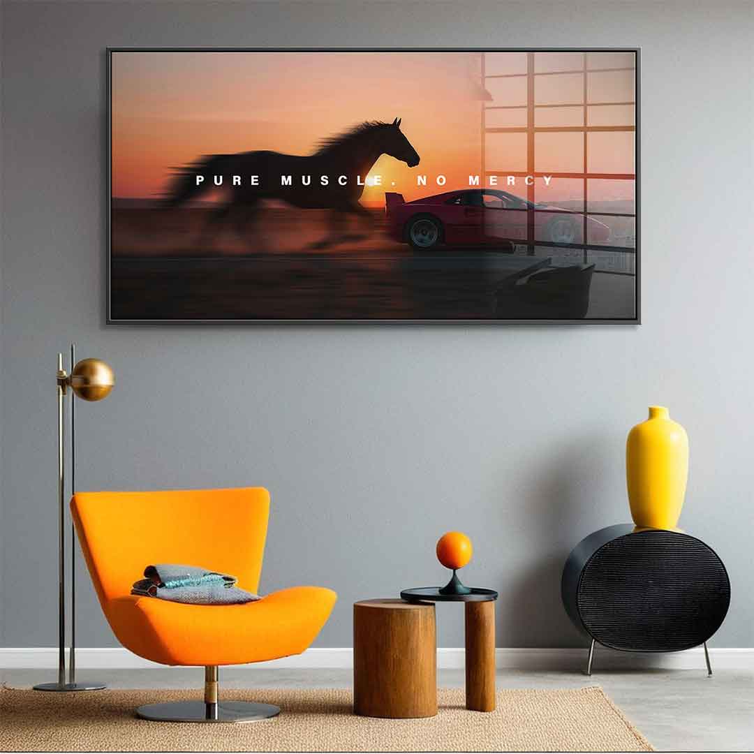 Pure Muscle - Acrylglas