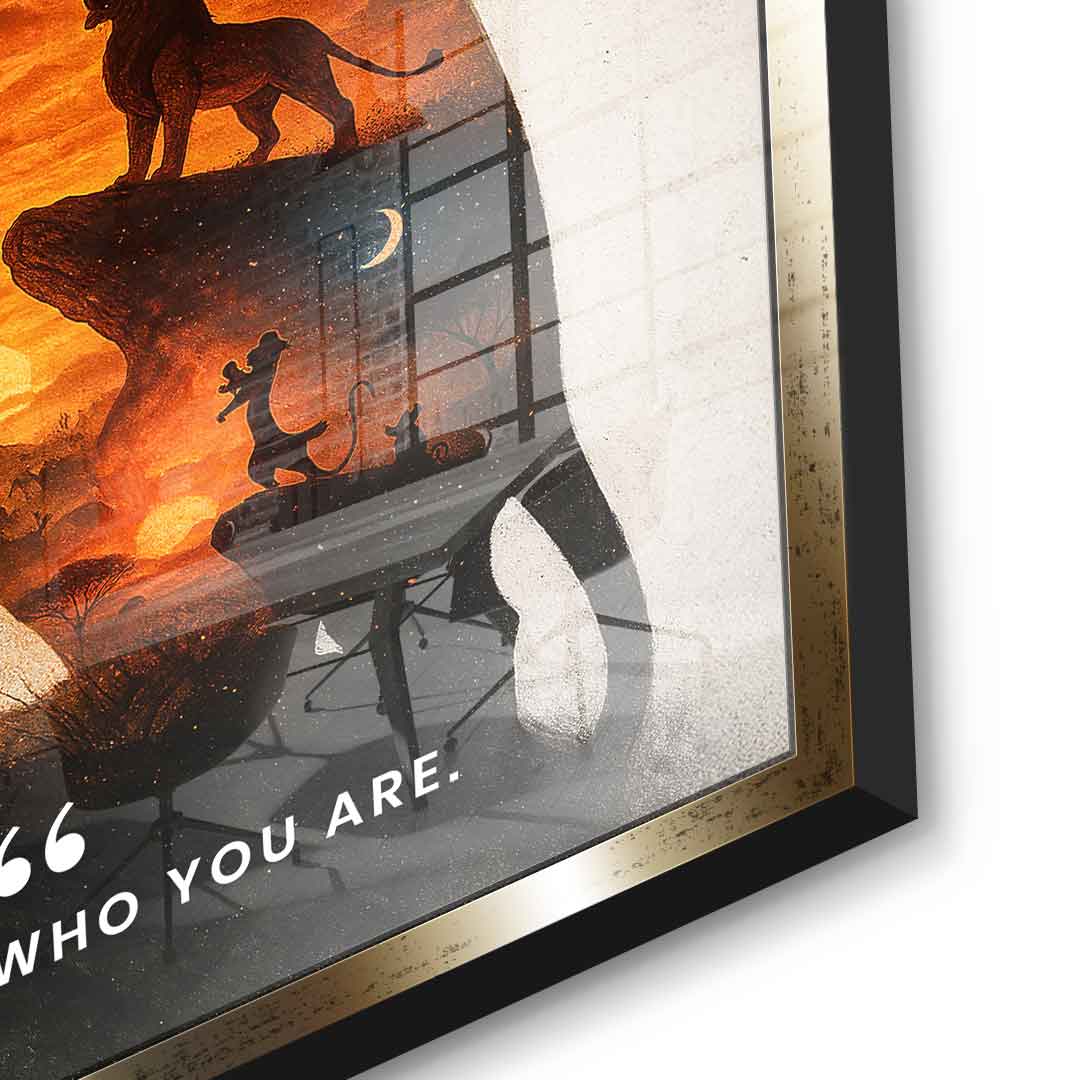 Remember who You are - Acrylglas