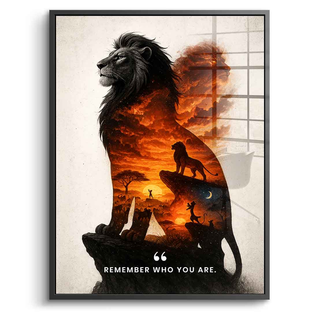 Remember who You are - Acrylglas