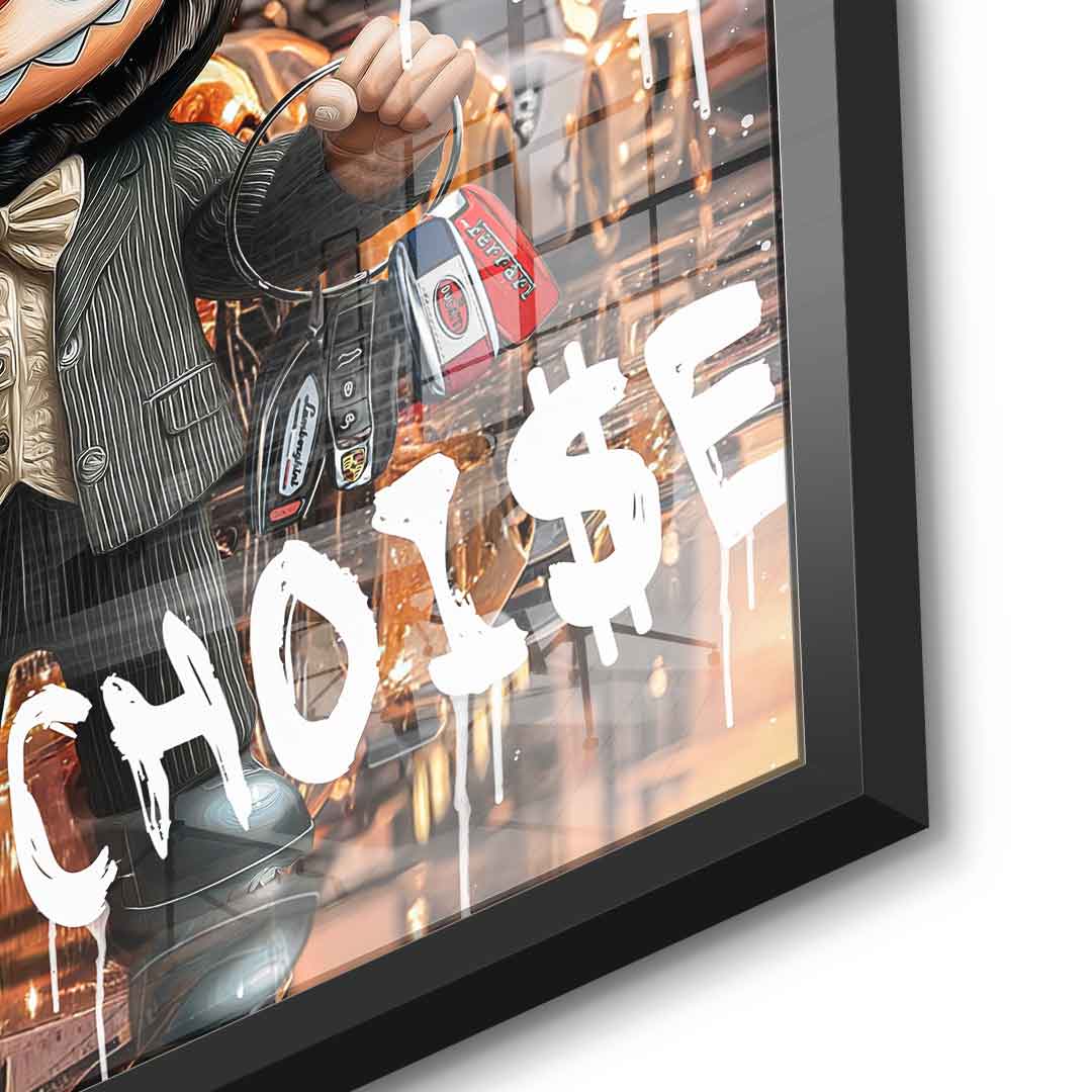 Rich Labubu - Acrylglas