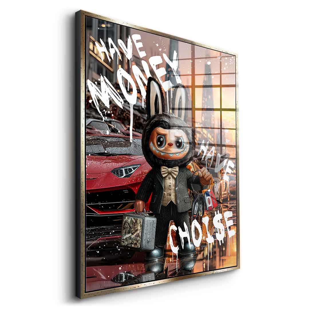 Rich Labubu - Acrylglas