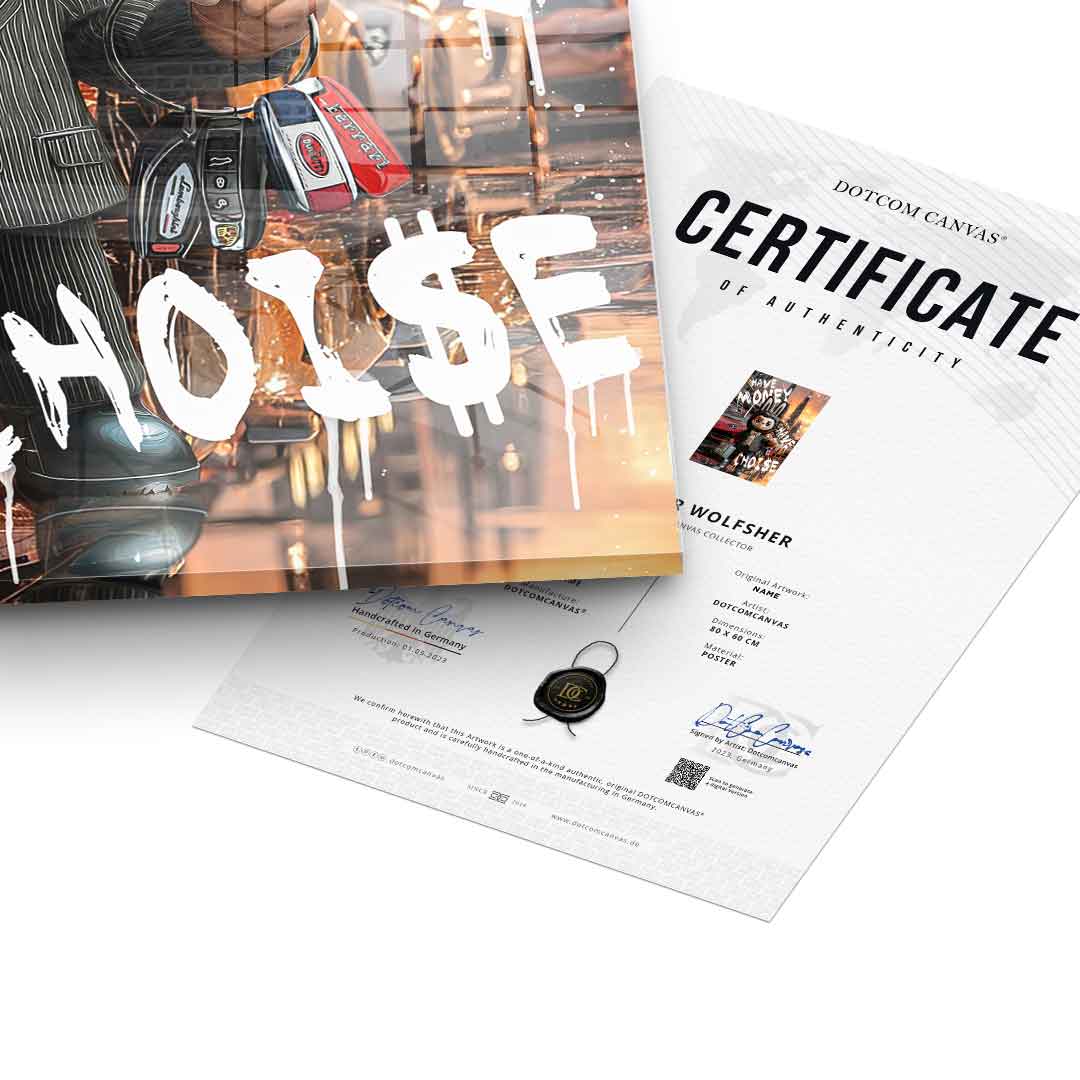 Rich Labubu - Acrylglas