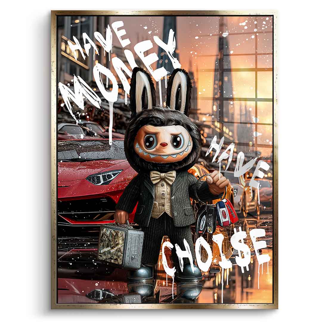 Rich Labubu - Acrylglas