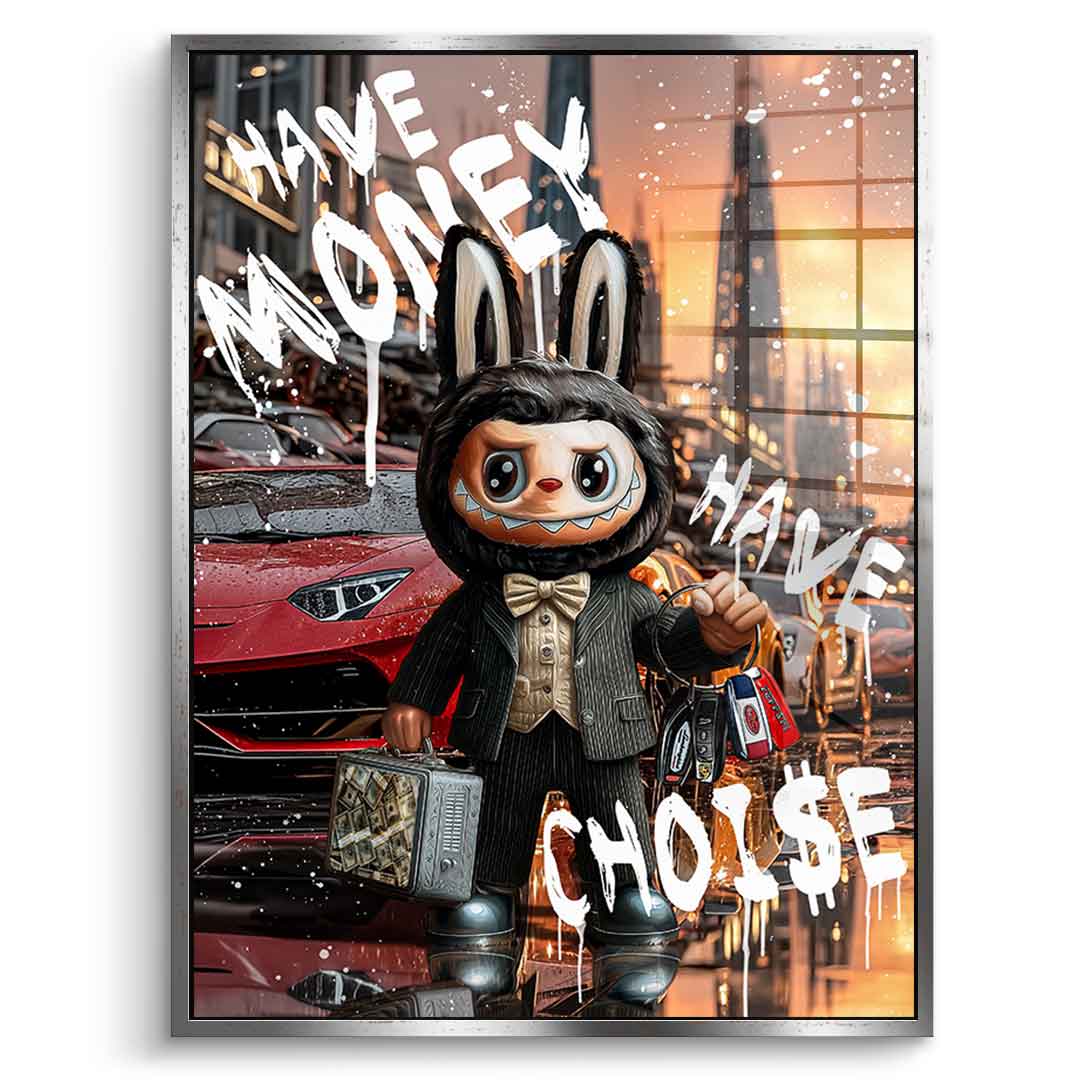 Rich Labubu - Acrylglas