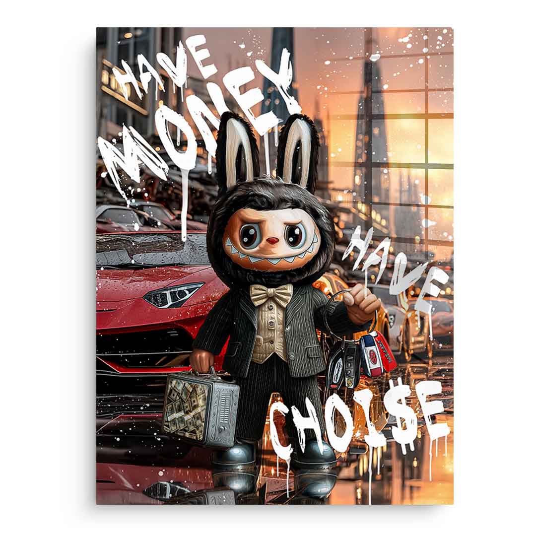 Rich Labubu - acrylic glass